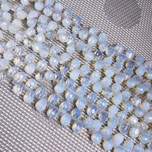 Opalite Top Drilled Teardrop Beads