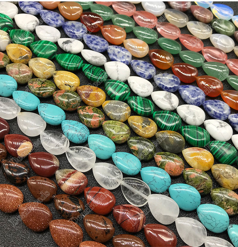 teardrop gemstone beads