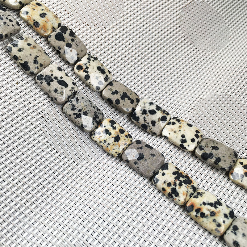 Jasper Faceted Rectangle Beads