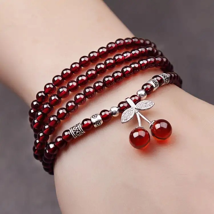 6-7mm stone beads bracelets