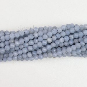Faceted Angelite Beads