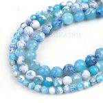 Blue White Fire Agate