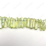 Green Quartz Point Beads