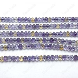 Faceted Ametrine Beads