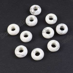 Large Hole Stone Beads
