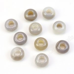 Large Hole Natural Stone Beads