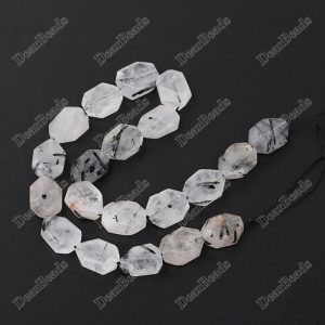 Quartz Flat Freeform Beads