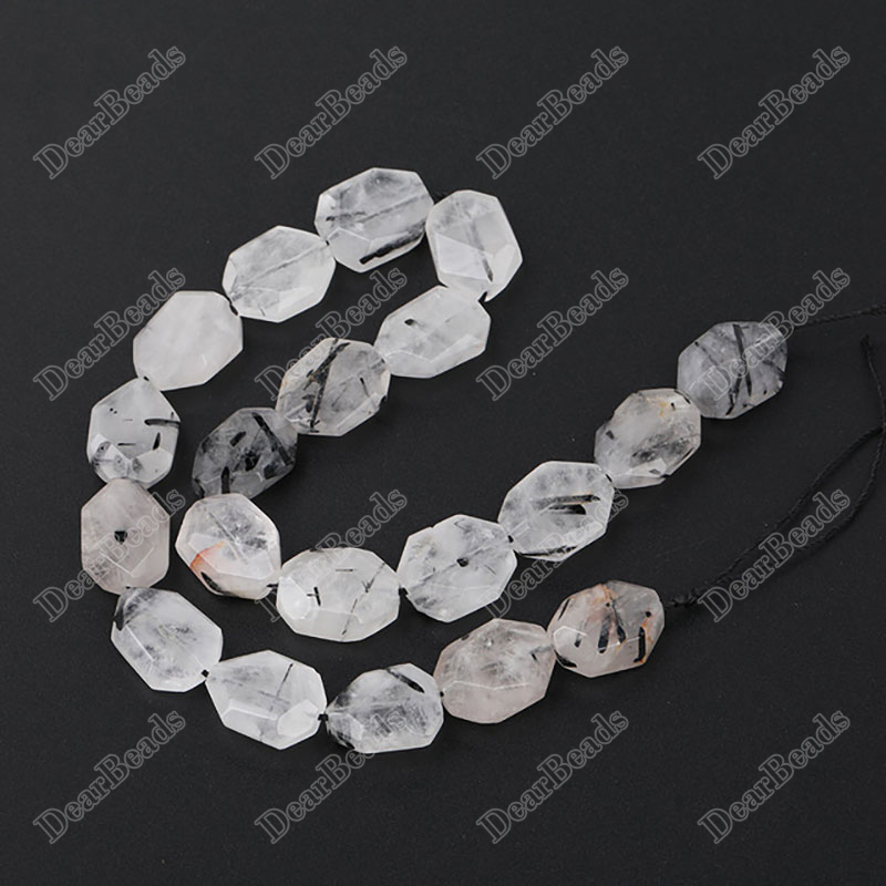Quartz Flat Freeform Beads