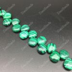 Malachite Teardrop Beads