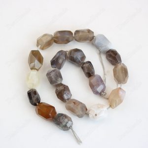 Faceted Botswana Agate Nugget