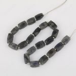 Rectangle Faceted Labradorite Beads