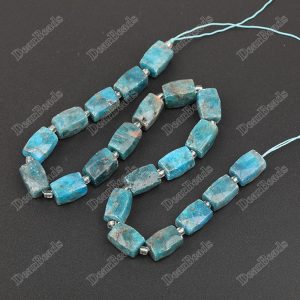 Rectangle Faceted Apatite Beads
