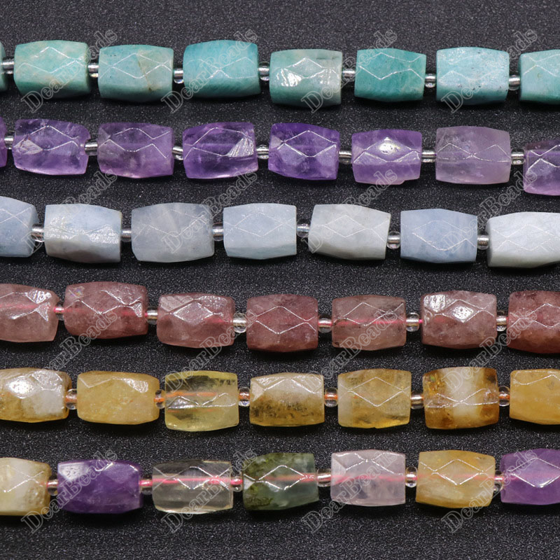 1Strand Natural Stone Beads 4mm Amethyst Lava Rock Aquamarine