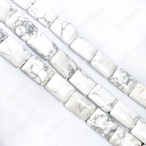 Howlite Rectangle Beads