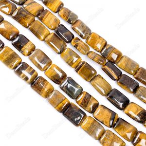 Tiger Eye Rectangle Beads