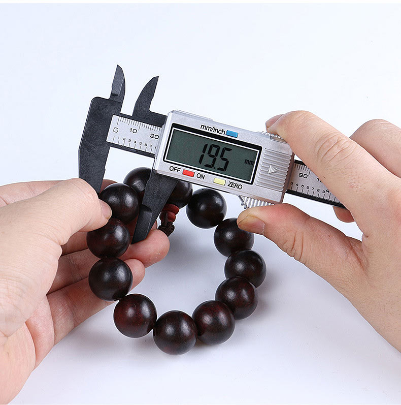 How to use a vernier caliper to measure the bead size