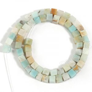 Amazonite Cube Beads