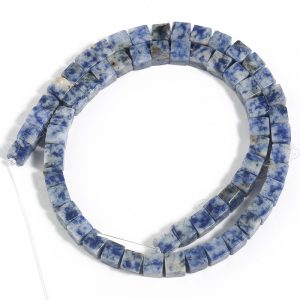 Jasper Cube Beads