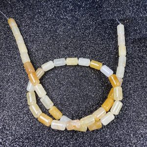 Jade Tube Beads