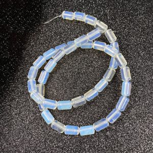 Opalite Tube Beads
