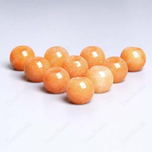 Yellow Jade Large Hole Beads