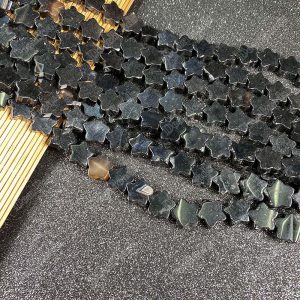Star Black Onyx Beads
