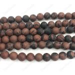 Matte Mahogany Obsidian Beads