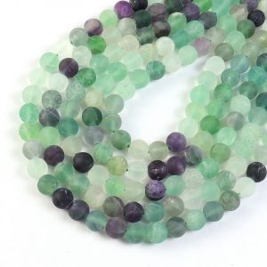 Matte Fluorite Beads