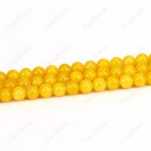Yellow Jade Beads