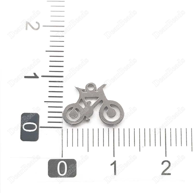 Stainless Steel Bike Charms