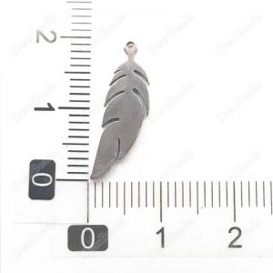 Stainless Steel Feather Charms Charms