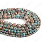 Blue Calsilica Jasper Beads