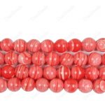Rhodochrosite Imitation Beads