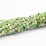 Faceted Chrysoprase Beads