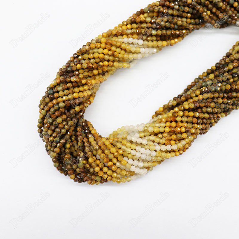 Gradient Color Pietersite Faceted Stone Beads