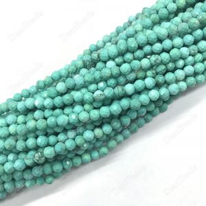 4mm Green Turquoise Beads