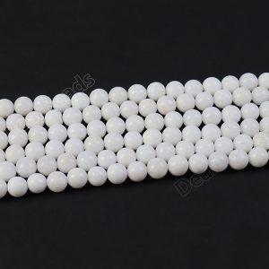 Natural White Jade Beads