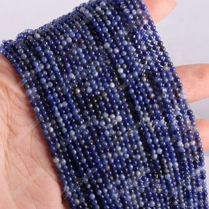 Blue Sodalite Beads 3mm