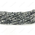 Faceted Eagle's Eye Stone Beads