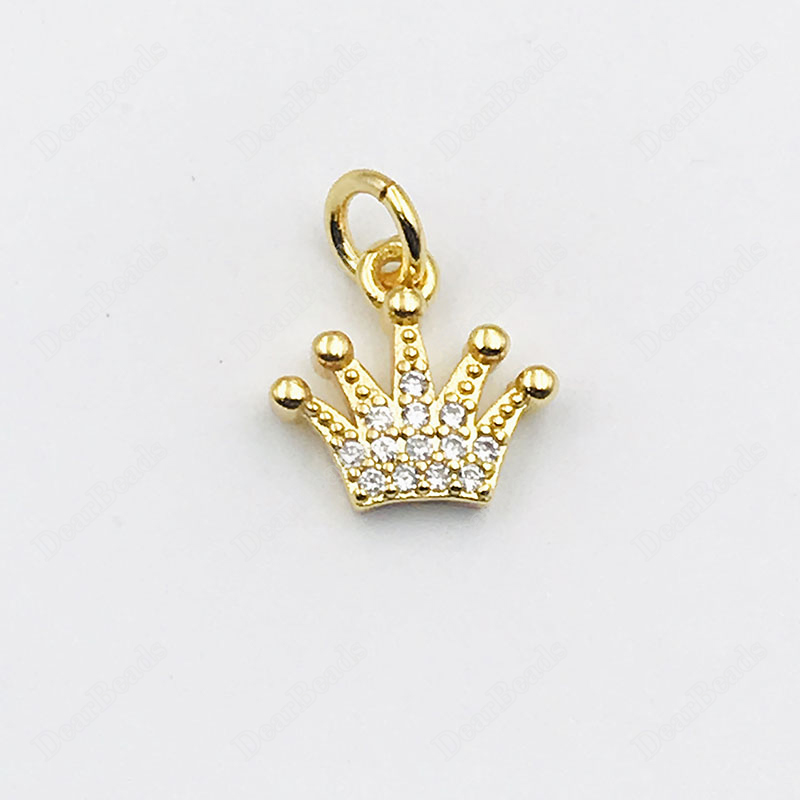 Pave Crown Charm