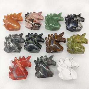 Carved Unicorn Stone
