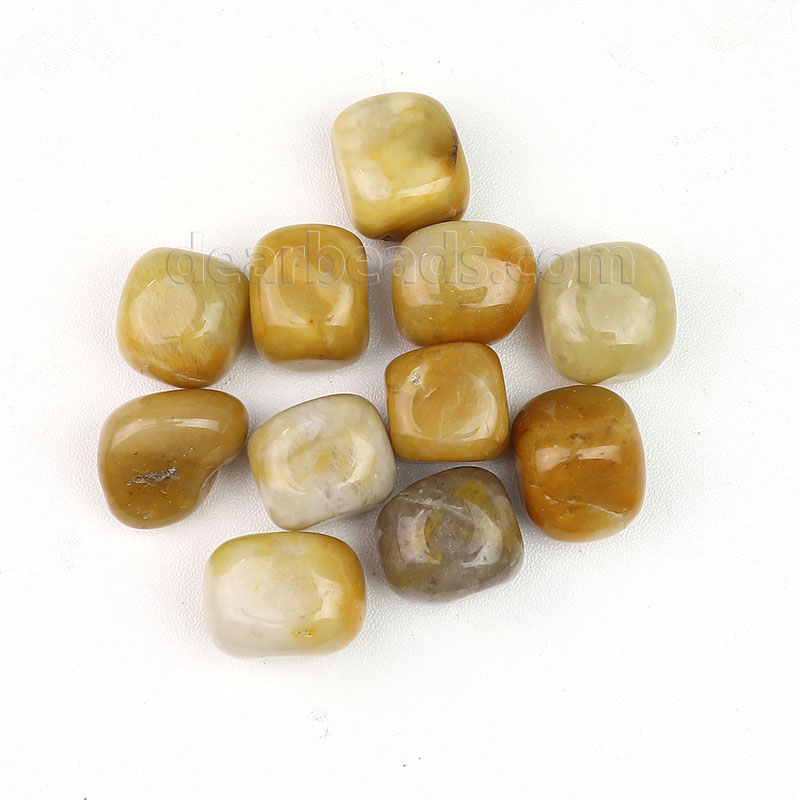 Yellow Jade Tumbled Stone
