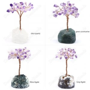 crystal gemstone trees