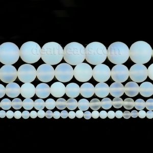 Matte Opalite Beads