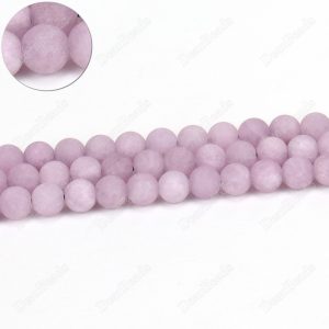 Matte Lavender Jade Beads