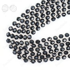 Black Onyx Prisms Beads