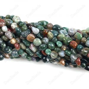 Indian Agate Nugget Beads