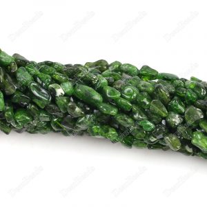 Diopside Nugget Beads