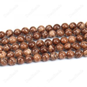 Red Wooden Jasper Beads
