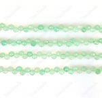 green teardrop beads